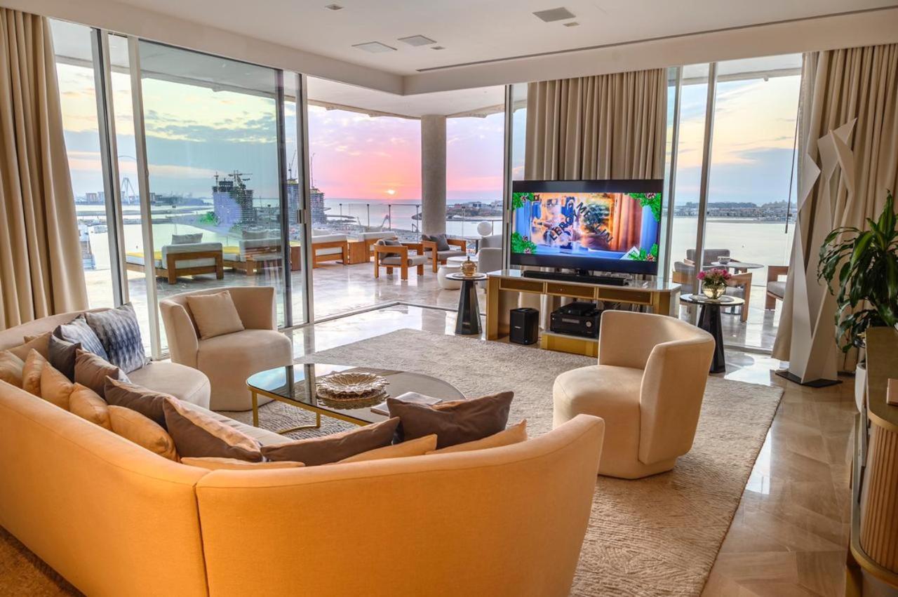 Five Palm Jumeirah 2Br Luxury Penthouse , Full Marina See View With Private Pool Dubai Esterno foto