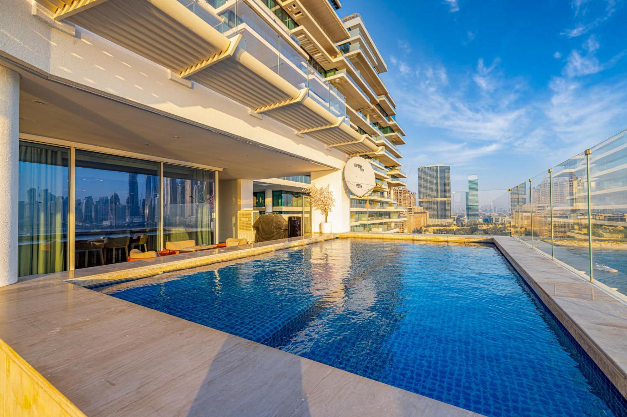 Five Palm Jumeirah 2Br Luxury Penthouse , Full Marina See View With Private Pool Dubai Esterno foto