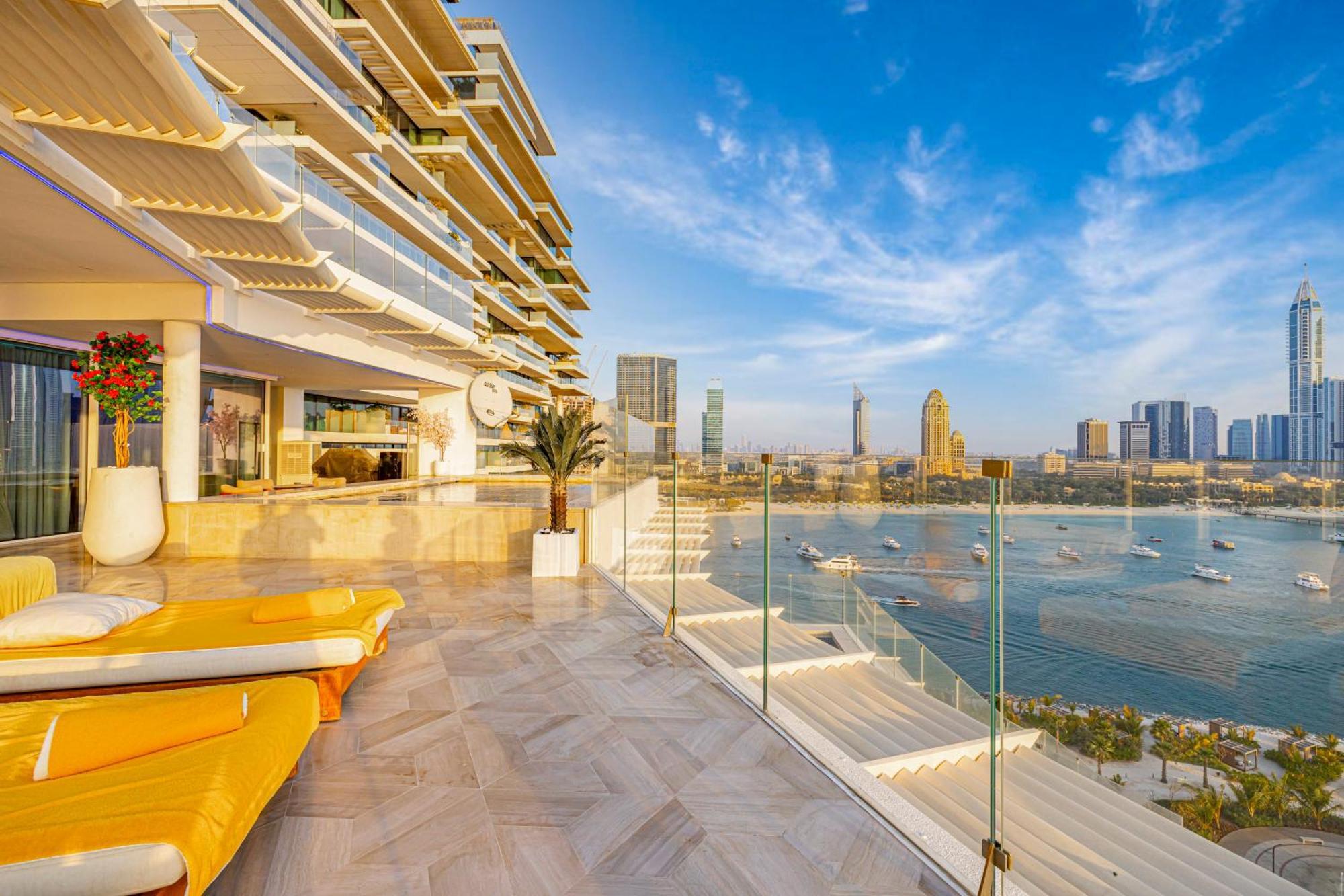 Five Palm Jumeirah 2Br Luxury Penthouse , Full Marina See View With Private Pool Dubai Esterno foto
