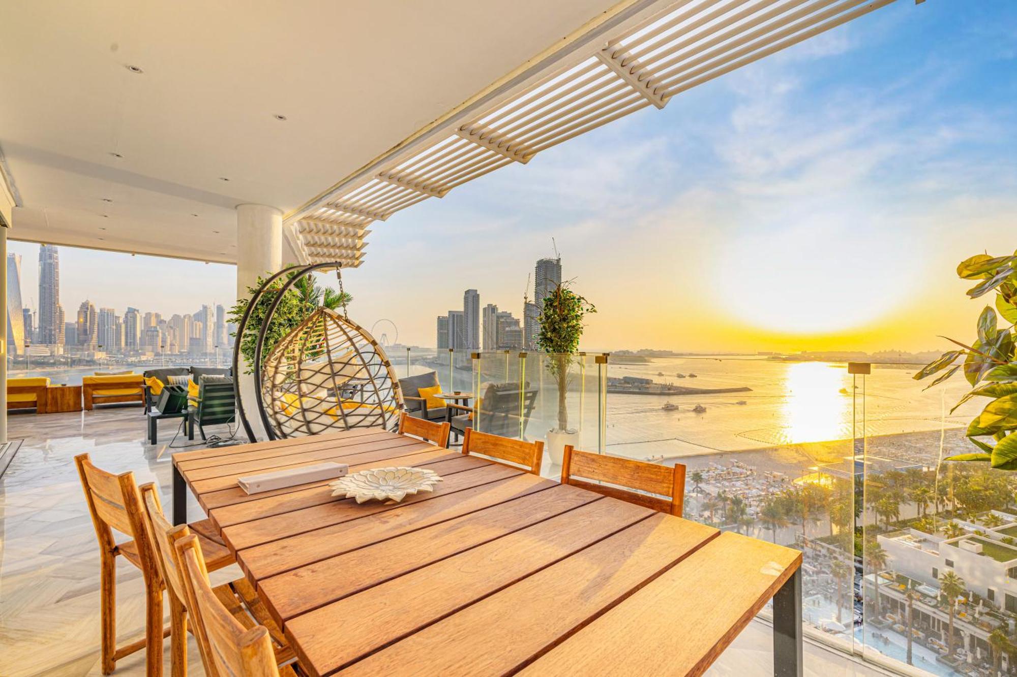 Five Palm Jumeirah 2Br Luxury Penthouse , Full Marina See View With Private Pool Dubai Esterno foto