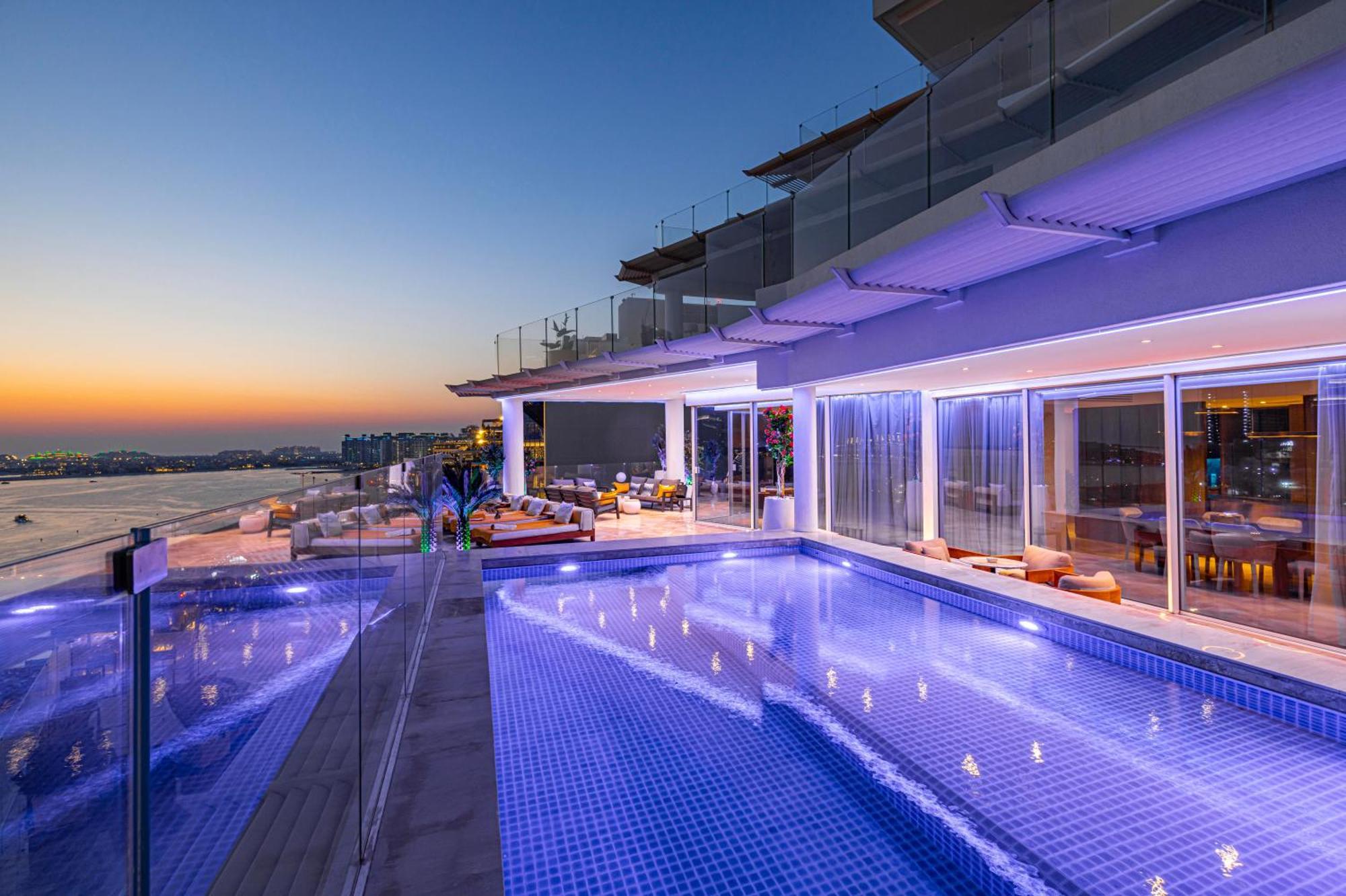 Five Palm Jumeirah 2Br Luxury Penthouse , Full Marina See View With Private Pool Dubai Esterno foto