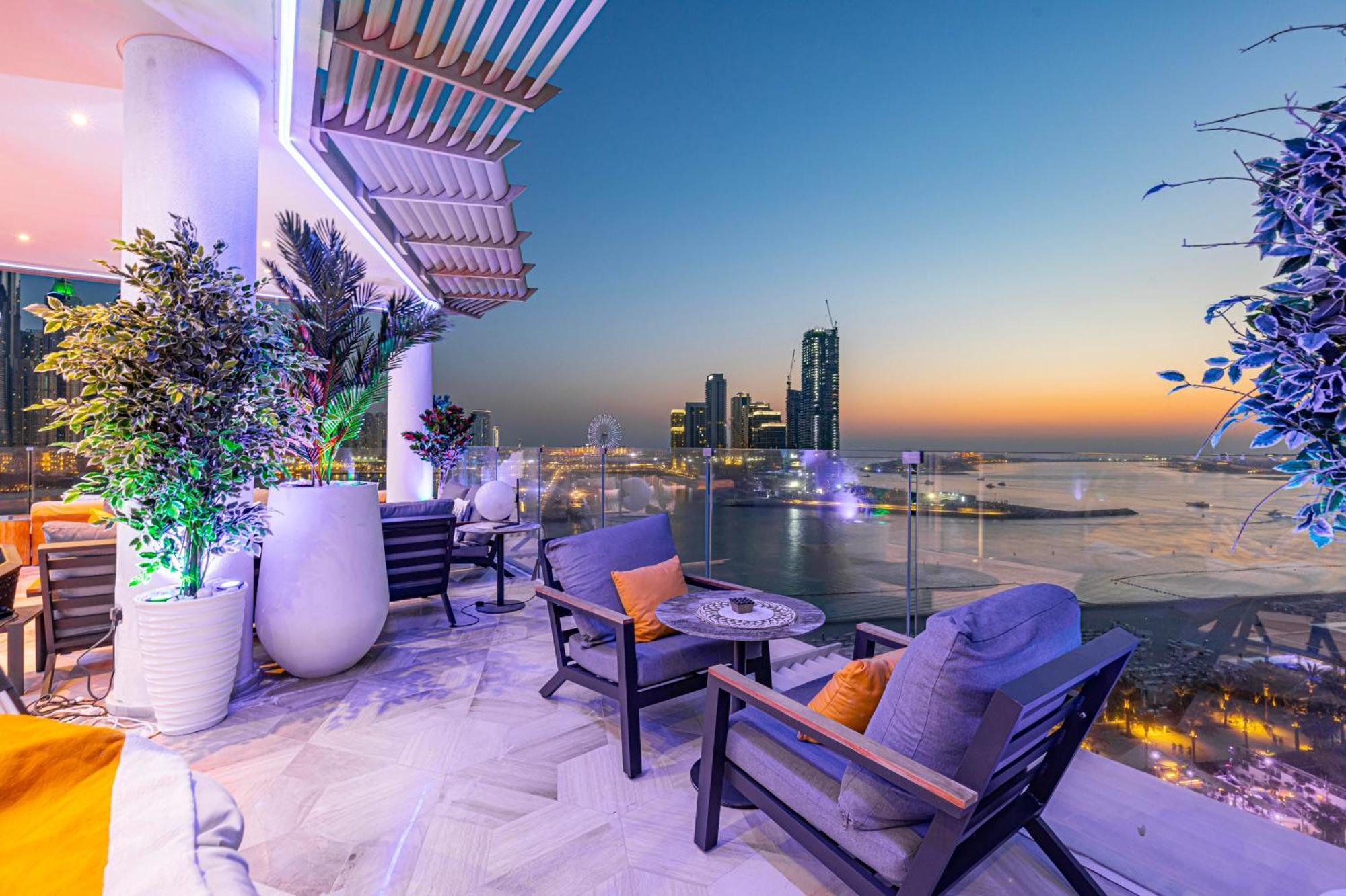 Five Palm Jumeirah 2Br Luxury Penthouse , Full Marina See View With Private Pool Dubai Esterno foto